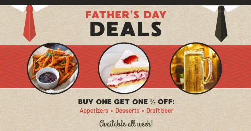 Fathers Day Deals Facebook Update