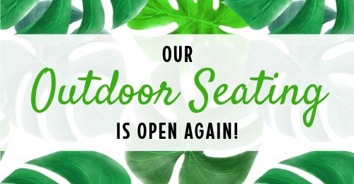 Outdoor Seating Facebook Update