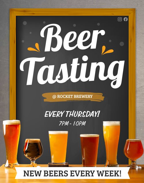Beer Tasting Poster page 1 preview