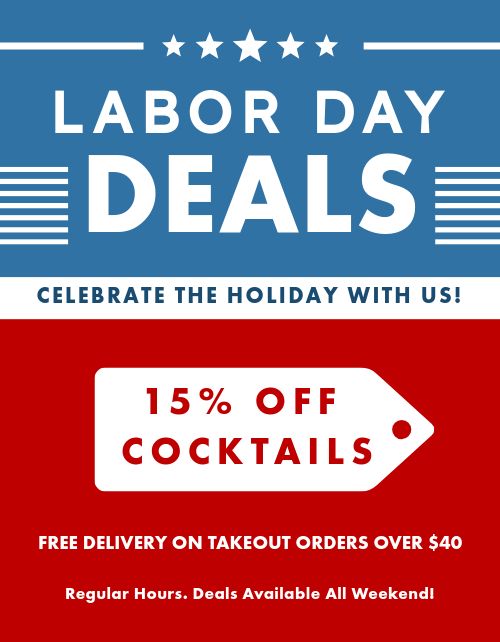 Labor Day Deals Sign