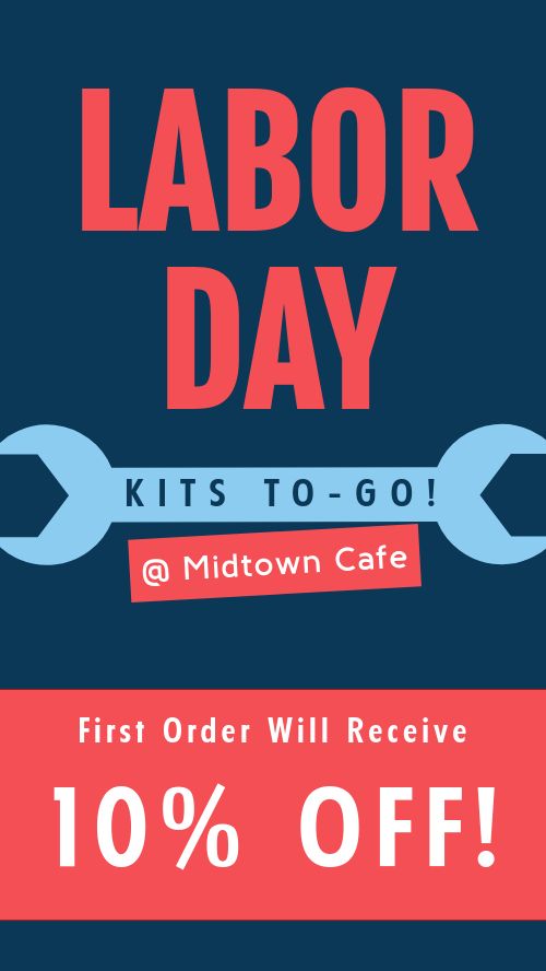 Labor Day Takeout Instagram Story
