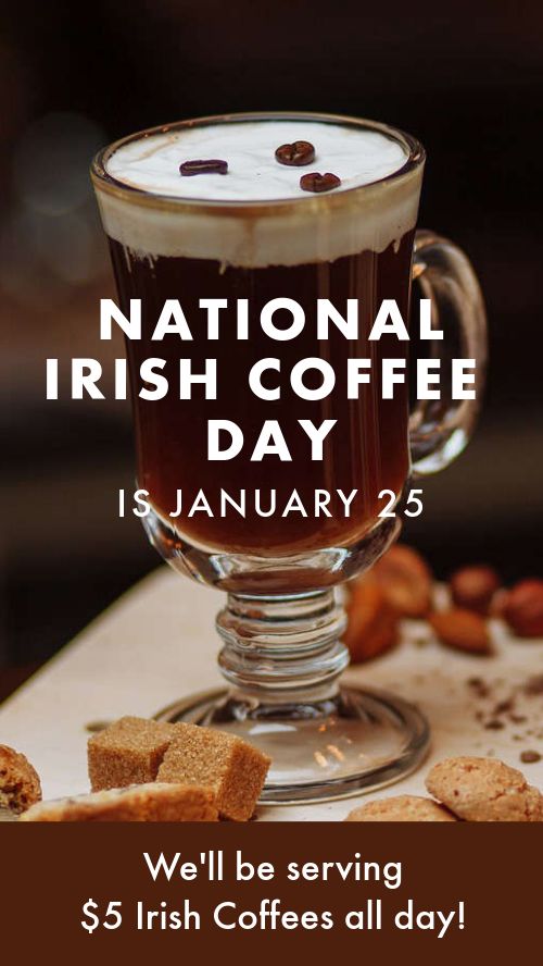 Irish Coffee Facebook Story