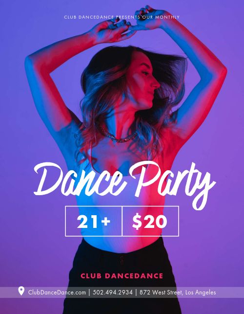 Dance Nightclub Flyer