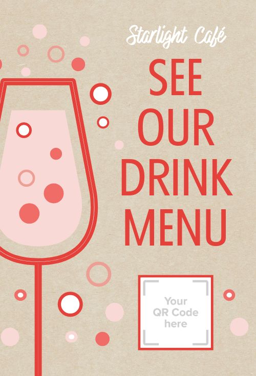 Drinks Scan Table Card