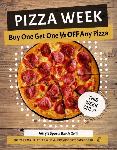 Pizza Week Flyer