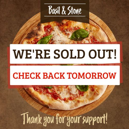 Pizza Sold Out Instagram Post Free Template by MustHaveMenus