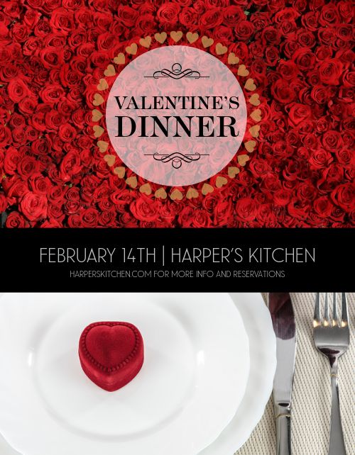 Valentines Day Dining Flyer