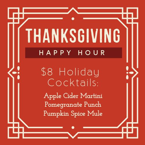 Thanksgiving Happy Hour IG Post