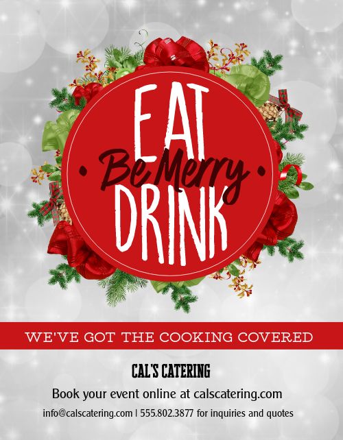 Christmas Party Catering Flyer