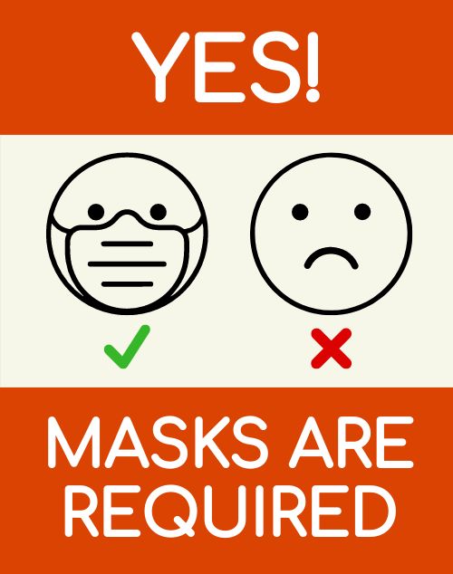 Restaurant Mask Sign