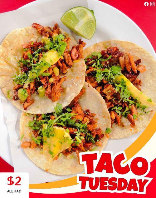 Taco Daily Specials Poster page 1 preview