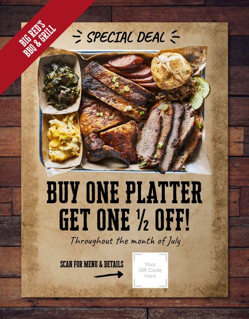 BBQ Special Flyer