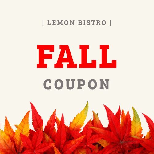 Leafy Fall Discount Card page 2 preview
