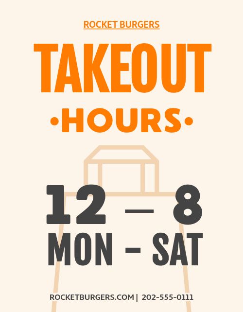 Takeout Times Flyer