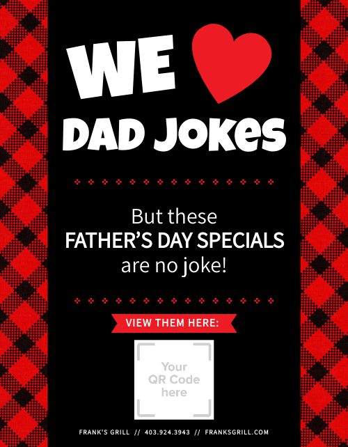 Fathers Day Specials Sign