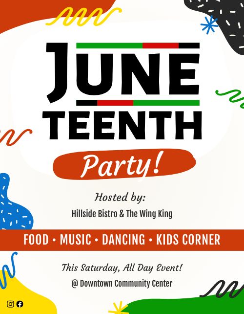 Juneteenth Party Flyer