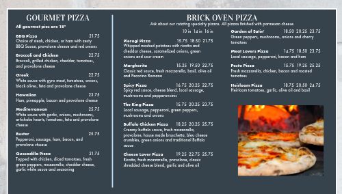 City Pizza Digital Menu Board page 2 preview