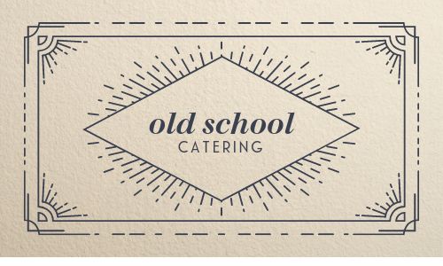 Antique Catering Business Card