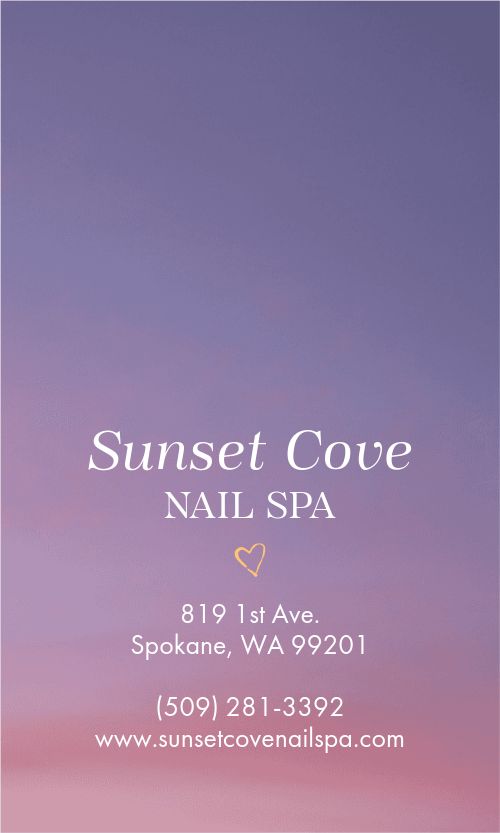 Colorful Spa Punch Card