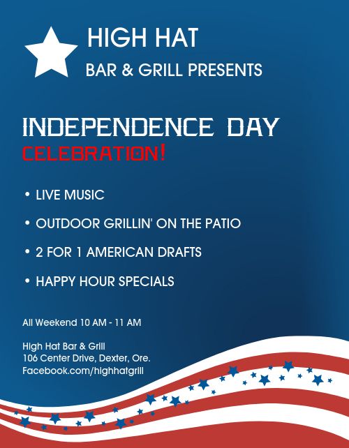 July Fourth Flyer page 1 preview
