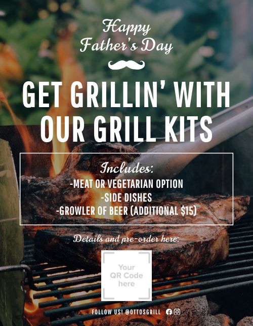 Fathers Day Grill Kits Flyer Template by MustHaveMenus
