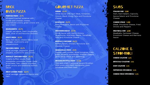 Blue Pizza Digital Menu Board page 2 preview