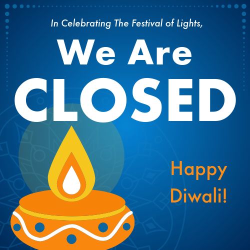 Closed on Diwali IG Post