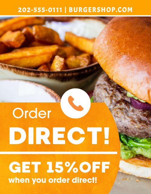 Burger Order Flyer