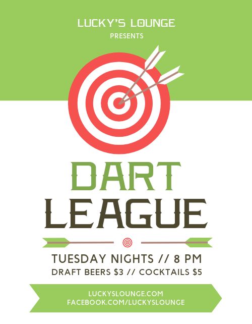Dart League Flyer