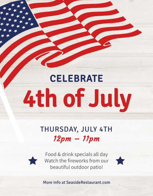 Celebrate Fourth of July Flyer