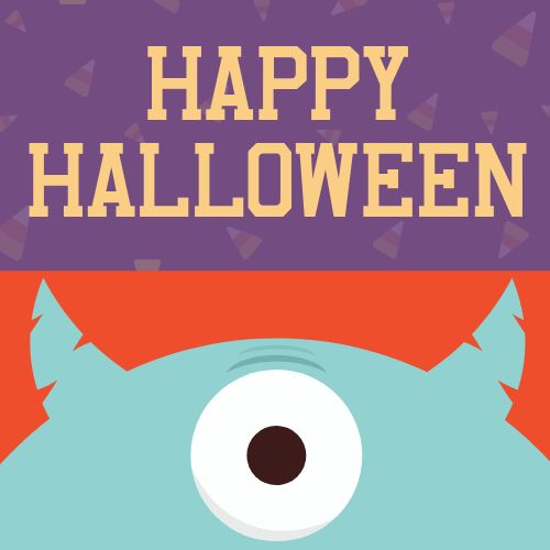 Halloween Monster Instagram Post