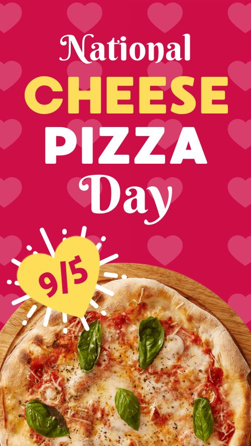 Cheese Pizza Facebook Story