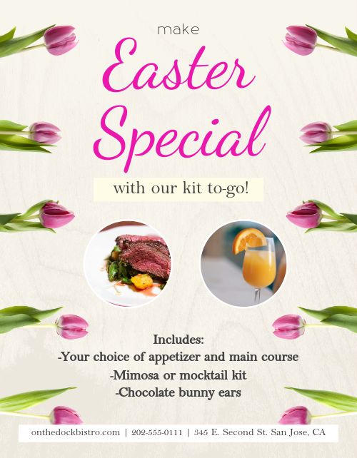 Easter Specials Sign