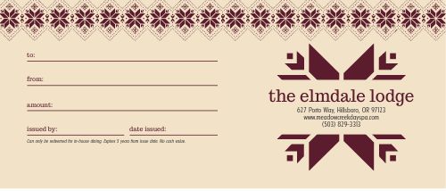 Winter Holiday Gift Certificate