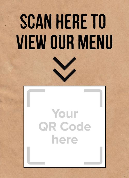 QR Code Scanner Tabletop Insert