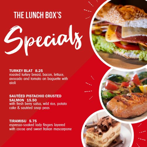 Lunch Specials Instagram Post Free Template by MustHaveMenus