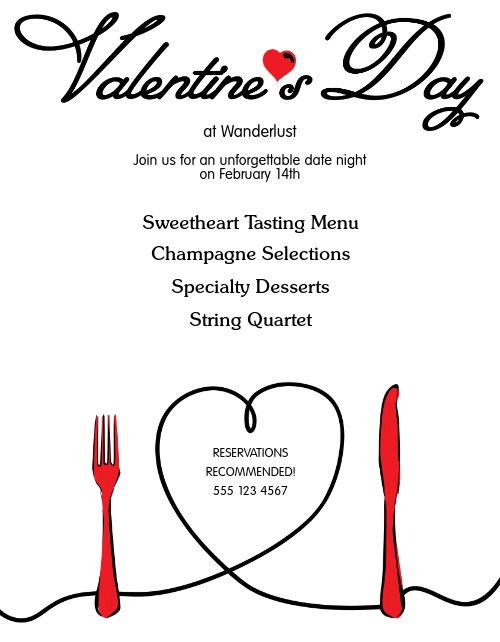 Valentines Date Flyer