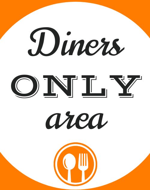 Diners Only Poster