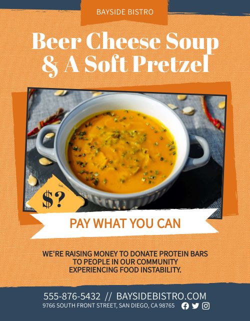 Soup Flyer page 1 preview