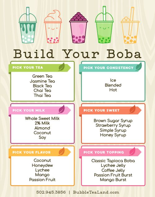 Build Your Boba Poster