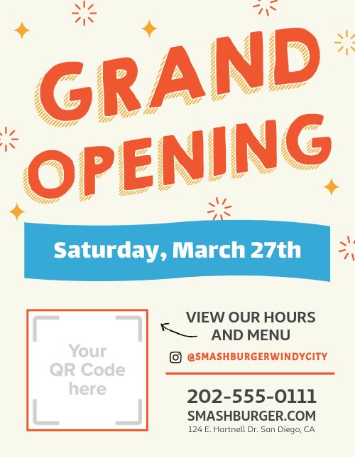 Grand Opening Sign page 1 preview
