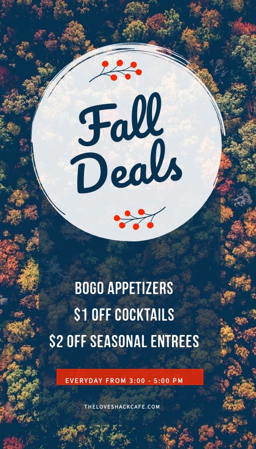 Autumn Deals Digital Marketing Board page 1 preview