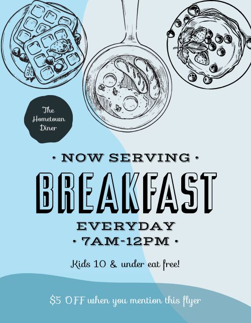 Daily Breakfast Flyer