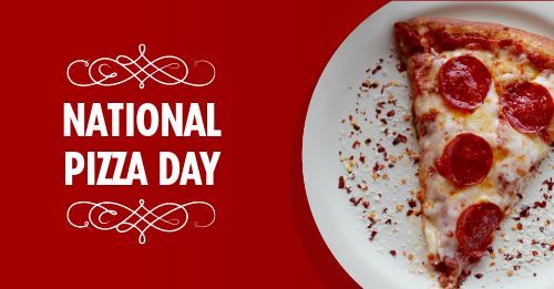 National Pizza Day Facebook Post