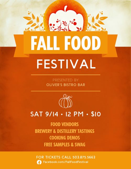 Fall Food Crawl Flyer Template by MustHaveMenus