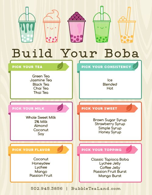 Build Your Boba Flyer