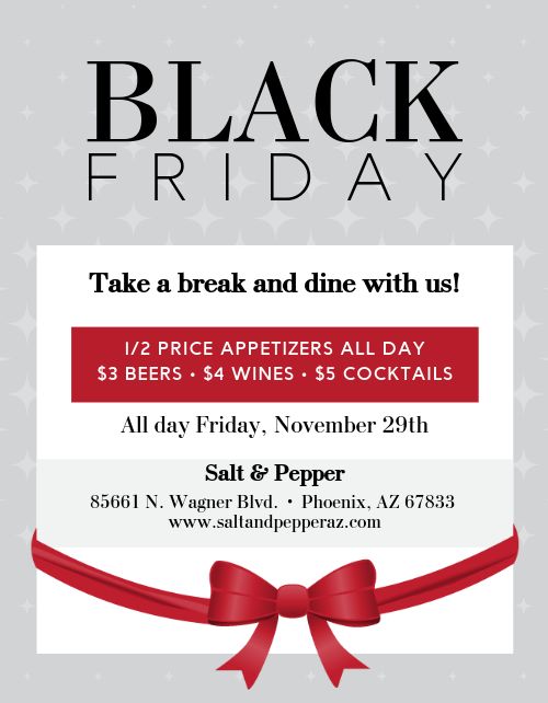 Black Friday Specials Flyer page 1 preview