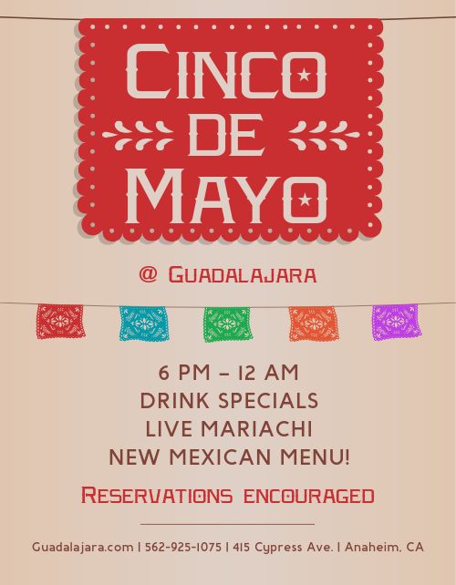 Cinco de Mayo Fiesta Flyer page 1 preview