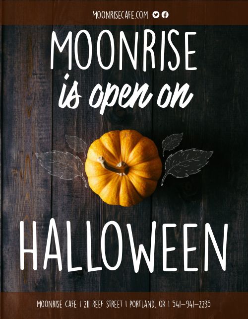 Halloween Window Flyer