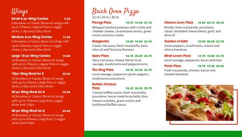 Pizza Heaven Digital Menu Board page 2 preview